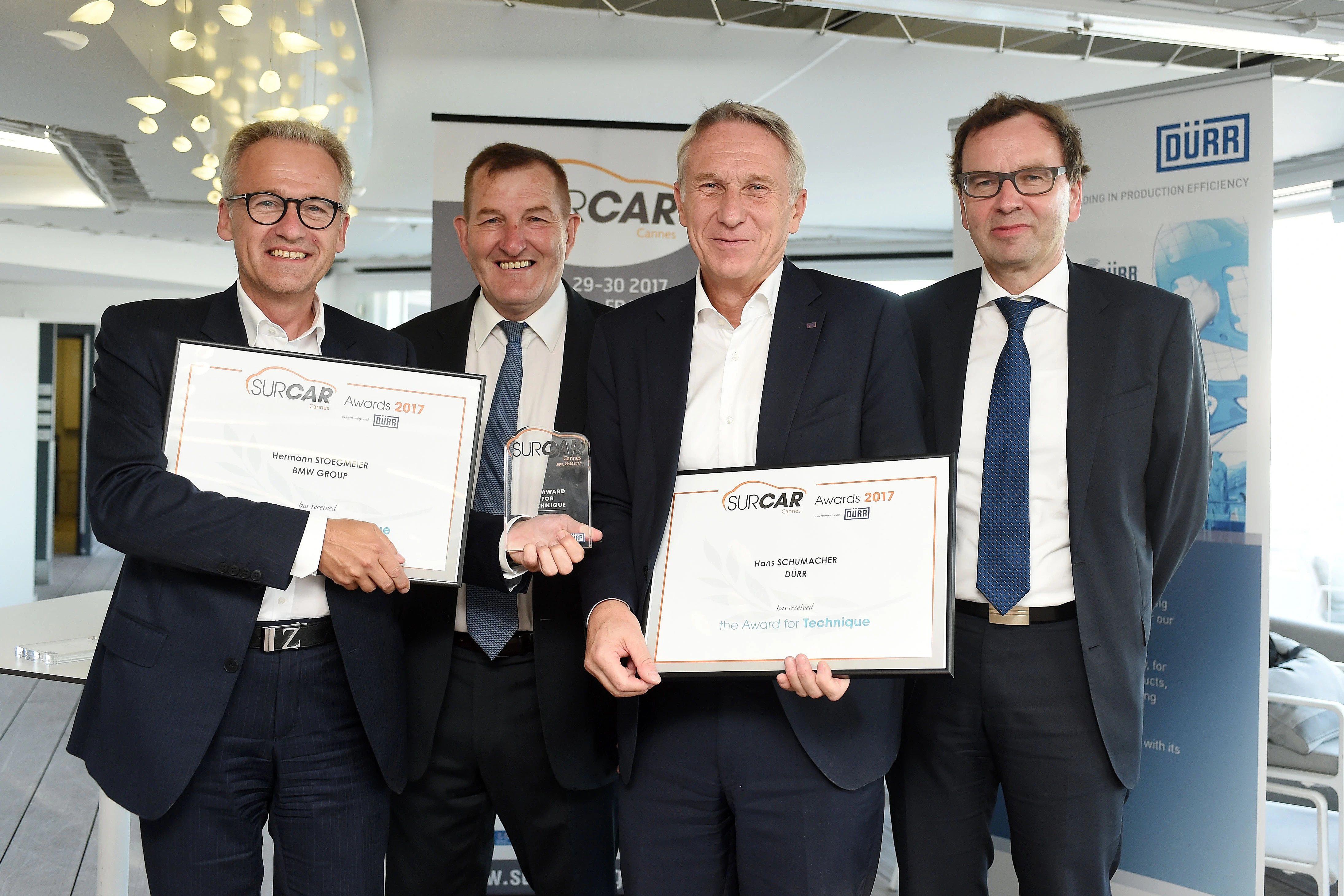 Dürr und BMW receive SURCAR Award