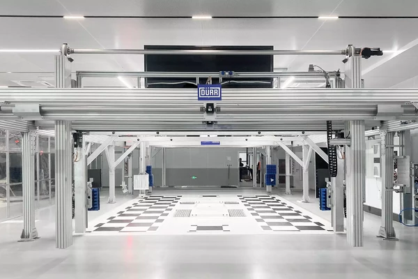 Multi-sensor calibration test stand passenger cars