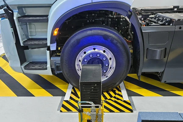Wheel alignment commercial vehicles