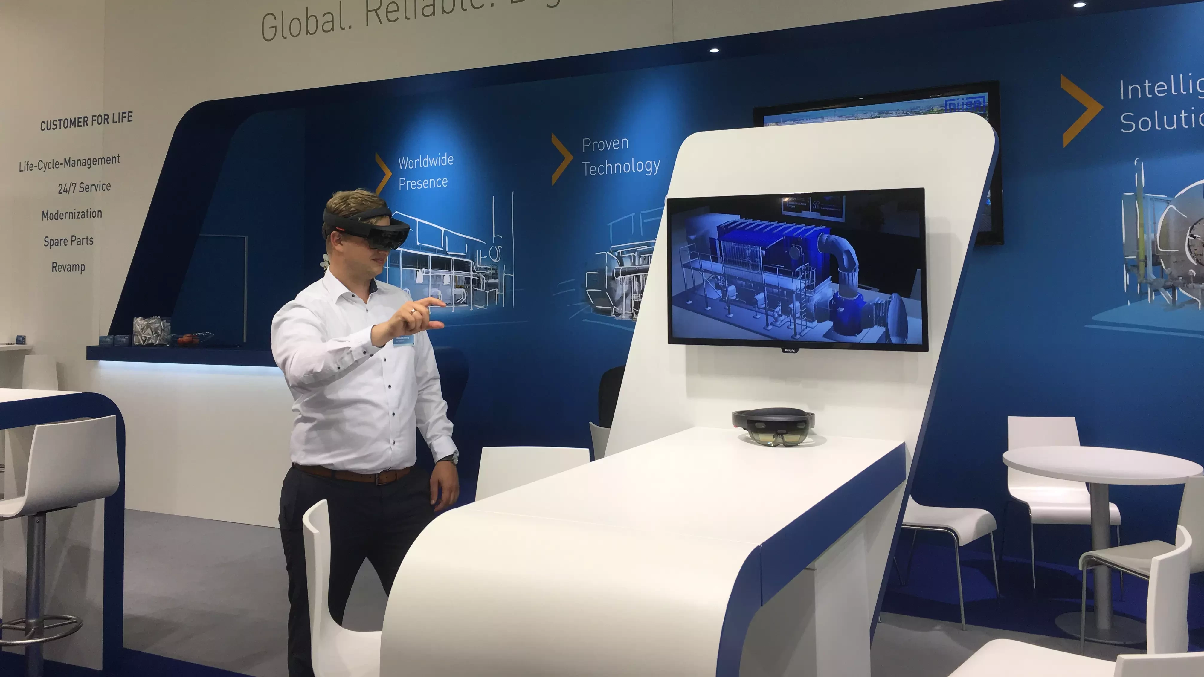 A virtual tour of an air pollution control system